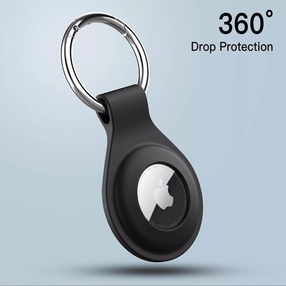 5 for $25🔥Silicone Case for AirTag with Keychain- 2 Pack- New - Picture 5 of 6